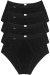 sloggi Midislip Chic (4er Pack) elastische Spitzeneins&auml;tze, weiche N&auml;hte,