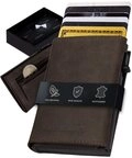 Gentlemen's Geldb&ouml;rse Cardholder - Kreditkartenetui mit M&uuml;nzfach & RFID-Schutz