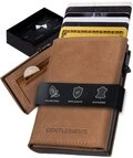 Gentlemen's Geldb&ouml;rse Cardholder - Kreditkartenetui mit M&uuml;nzfach & RFID-Schutz