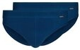 Skiny Slip Herren Brasil Slip 2er Pack Cotton Retro (Packung, 2-St) gerundeter