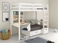 OTTO home Etagenbett HENNE' TOPSELLER! Hochbett, Ideal f&uuml;r kleine R&auml;ume, 2