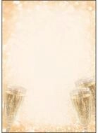 Sigel Briefpapier Motivpapier Champagner Motiv DIN A4 90 g/qm 100 Blatt