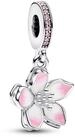 Pandora Blumenanh&auml;nger Charm-Silber Kirschbl&uuml;te