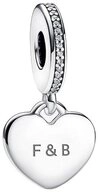 Pandora Charm-Einh&auml;nger Charm-Anh&auml;nger Damen Gravierbar Herz Sterling-Silber