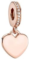 Pandora Charm Herz ROSE-788761C01, Herz, Liebe, Zirkonia, Ros&eacute;vergoldet