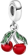 Pandora Charm-Einh&auml;nger 791583C01*, Kirschen, Obst, Emaille, Rot, Gr&uuml;n