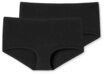 Schiesser Panty 2er Pack 95/5 Organic Cotton (Spar-Set, 2-St) Shorts - Baumwolle -