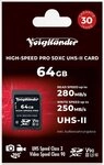 Voigtl&auml;nder Prof. High-Speed SDXC 64GB UHS-II Speicherkarte
