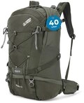 Terra Peak Wanderrucksack Flex 40, Wanderrucksack 40L mit YKK Rei&szlig;verschluss &