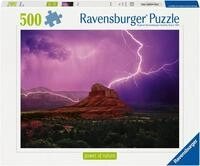 Ravensburger Puzzle power of nature, Pinke Gewitterstimmung, 500 Puzzleteile,...