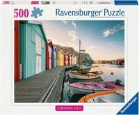 Ravensburger Puzzle Bootsh&auml;user in Sm&ouml;gen, Schweden, 500 Puzzleteile, Made in