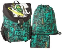 LEGO&reg; Bags Schulranzen Easy (Set, 3-tlg., inkl. Federm&auml;ppchen und Turnbeutel),