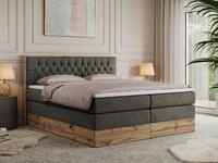 MKS M&Ouml;BEL Boxspringbett AMORE KING (Set, T30-Schaum, Topper T25/Visco, f&uuml;nf