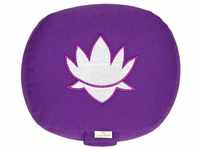 Yogabox Meditationskissen Lotus oval lila