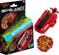 Hasbro Speed-Kreisel Beyblade X Soar Phoenix Deluxe Schnur-Starter Set