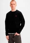 Wollpullover LEVI'S "ORIGINAL HM SWEATER", Herren, Gr. M, schwarz (meteorite),