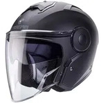 Caberg Motorradhelm Caberg Soho Jethelm matt-schwarz (1er Set), jethelm f&uuml;r...