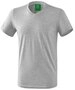 Erima T-Shirt Basic Style (100% Baumwolle, V-Ausschnitt) grau Herren