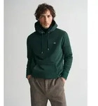 Gant Hoodie REG SHIELD HOODIE mit Logostickerei auf der Brust gr&uuml;n S (46/48)