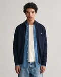 Gant Cardigan CASUAL COTTON ZIP CARDIGAN Mit Rippb&uuml;ndchen an Stehkragen,...
