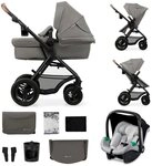 Kinderkraft Kombi-Kinderwagen MOOV 2 Air 3IN1, (Set), mit Luftreifen