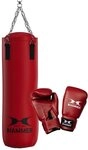 Hammer Boxsack Fit (Set, mit Boxhandschuhen)