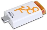Philips USB Stick 128GB Click Series wei&szlig; orange Typ C USB 3.2 Gen 1 USB-Stick