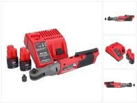 Milwaukee Umschaltknarre M12 FIR38-302 Akku Ratsche 12 V 75 Nm 3/8" 1/4" + 2x...