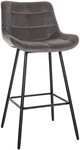 CLP Barhocker Weston (1er), Metallgestell mit Fu&szlig;st&uuml;tze