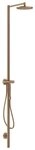 hansgrohe Duschs&auml;ule Axor Starck, H&ouml;he 215.1 cm, Mit Thermostat und Kopfbrause