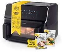 Rachs KOCHWERK Hei&szlig;luftfritteuse Doppelkammer 9l 8 Programme, 2700 W, Airfryer