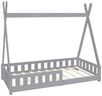ML-DESIGN Spielbett Hausbett Tipi Zeltbett inkl. Lattenrost Bodenbett Kinder