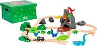 BRIO&reg; Spielzeugeisenbahn-Erweiterung BRIO&reg; WORLD, Dinosaurier Deluxe Set,...