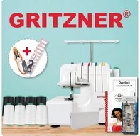 Gritzner Overlock-N&auml;hmaschine GRITZNER 788 Overlock LED Version Black&White Edition
