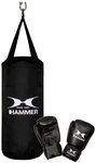 Hammer Boxsack Junior (Set, 2-tlg., mit Boxhandschuhen)