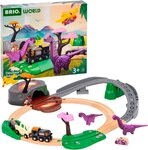 BRIO&reg; Spielzeugeisenbahn-Erweiterung BRIO&reg; WORLD, Dinosaurier Abenteuer-Set, (Set,
