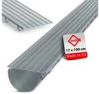 INEFA Dachrinne Laubfangstreifen Dachrinnen Laubschutz NW 100-150 (100-160mm),...