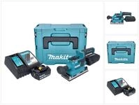 Makita Exzenterschleifer DBO 382 RT1J Schwingschleifer 18 V 93 x 185 mm + 1x...