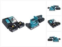 Makita Exzenterschleifer DBO 382 RT Akku Schwingschleifer 18 V 93x185 mm + 2x...