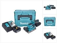 Makita Exzenterschleifer DBO 382 RM1J Schwingschleifer 18 V 93 x 185 mm + 1x...