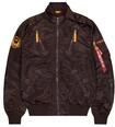 Bomberjacke ALPHA INDUSTRIES "Falcon II Light", Herren, Gr. S, braun (hunter braun),