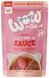 Wow Cat Adult Premium Filets Rind in Sauce 85 g - 8 St&uuml;ck, Nassfutter f&uuml;r:...