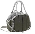 Hobbydog Tiertransportbox Sea Shell 3-in-1 Transporttasche Autositz Reisebett, mit