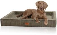 Knuffelwuff Tierbett Hundebett aus Cord Santiago, Orthop&auml;disch