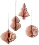 Broste Copenhagen Dekoh&auml;nger Copenhagen CHRISTMAS MIX Papierh&auml;nger dusty pink...