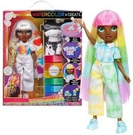 MGA ENTERTAINMENT Anziehpuppe Fashion Puppe Gr&uuml;ne Augen Rainbow High Watercolor &