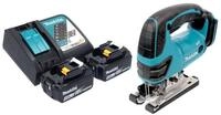 Makita Akku-Stichs&auml;ge DJV 180 RMX 18 V 135 mm + 2x Akku 4,0 Ah + Ladeger&auml;t