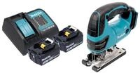 Makita Akku-Stichs&auml;ge DJV 180 SMX 18 V 135 mm + 2x Akku 4,0 Ah + Ladeger&auml;t