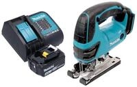 Makita Akku-Stichs&auml;ge DJV 180 SM1X 18 V 135 mm + 1x Akku 4,0 Ah + Ladeger&auml;t