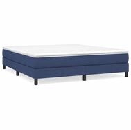 vidaXL Bettgestell, Bettrahmen Blau 180&times;200 cm Stoff